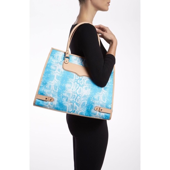 Rebecca Minkoff  Diamond Snakeskin Print Tote - Picture 4 of 7